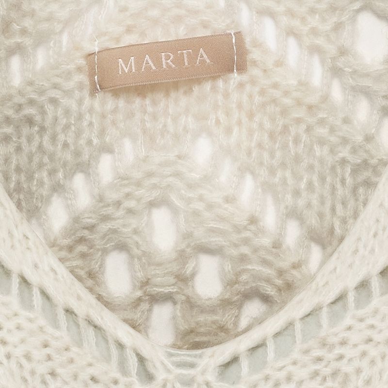 Beige - Nieve Strikket Topp